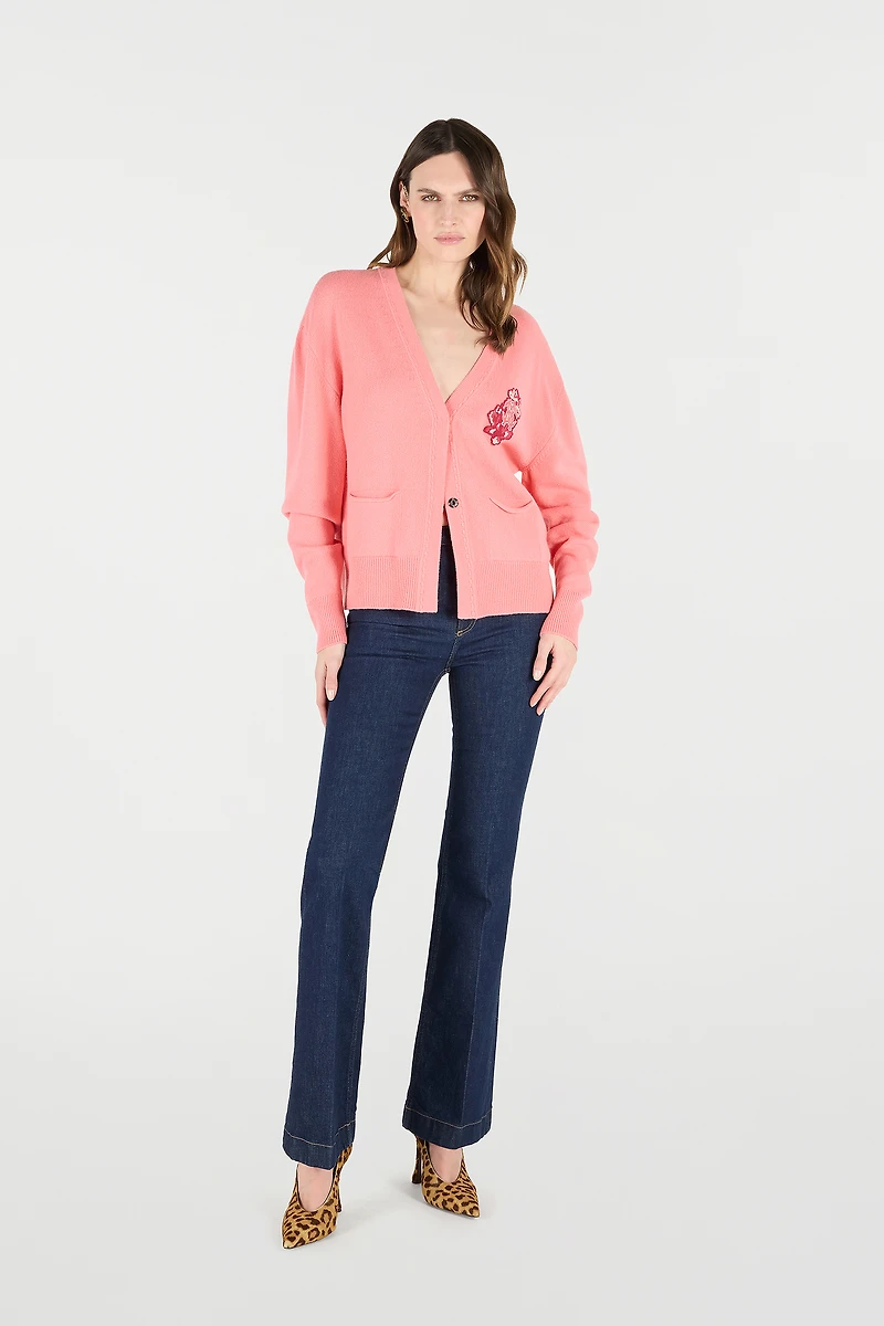 Five-Pocket Flared Jeans
