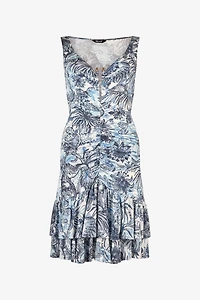 Short Jungle-Print Dress