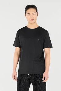 T-Shirt With Mirror Snake Monogram