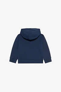 Blue Sweatshirt with Tiger Print