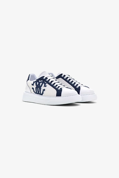 Leather Sneakers with Logo
