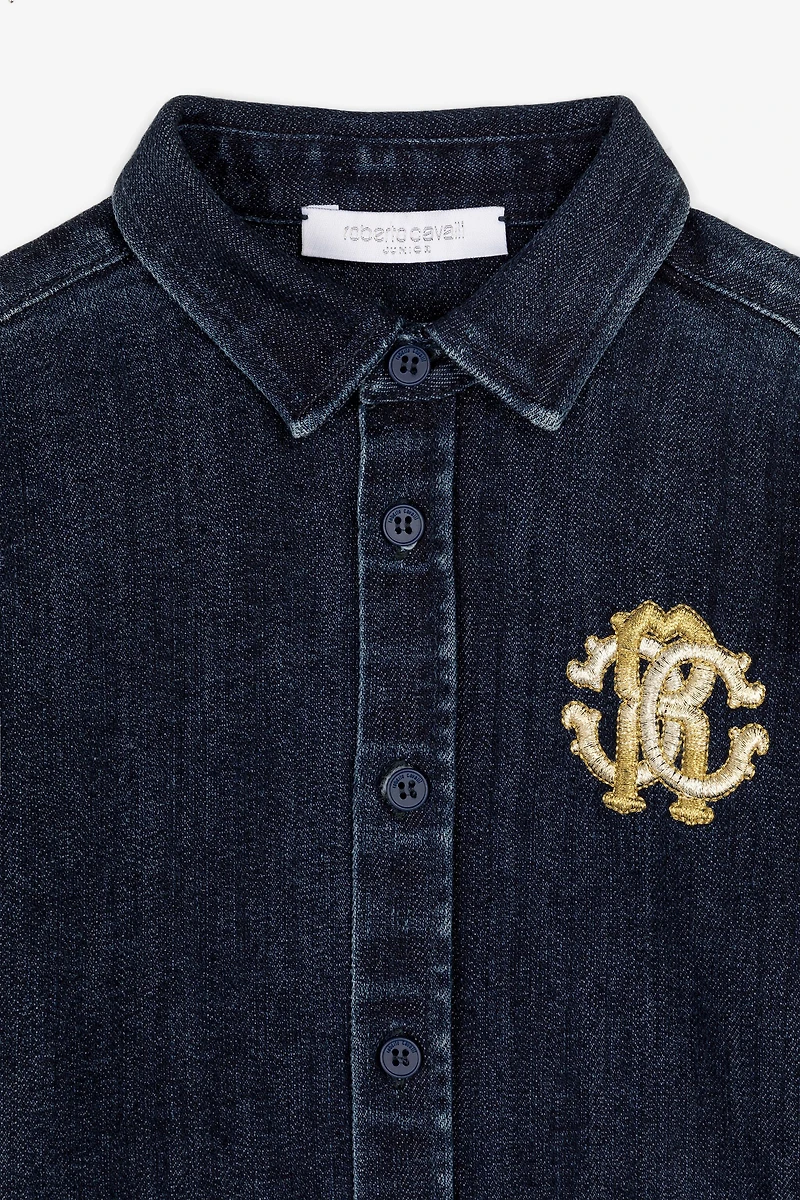 RC Monogram Denim Shirt