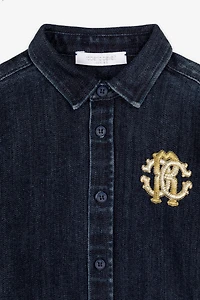 RC Monogram Denim Shirt