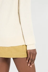 Sweater With Embroidered Logo