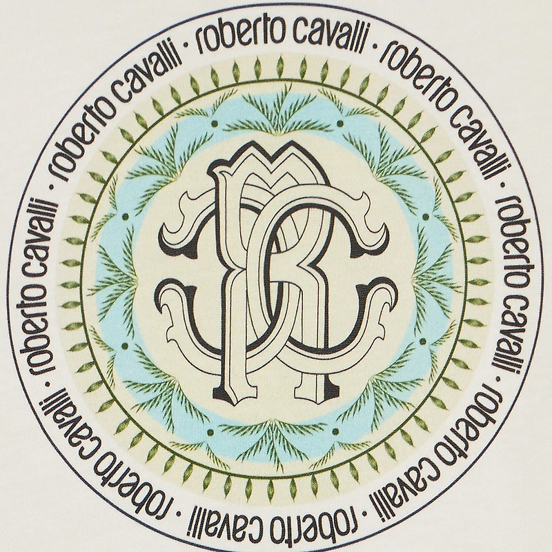 T-Shirt With Lettering And RC Maxi-Monogram