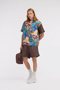 Swim shorts with RC print
