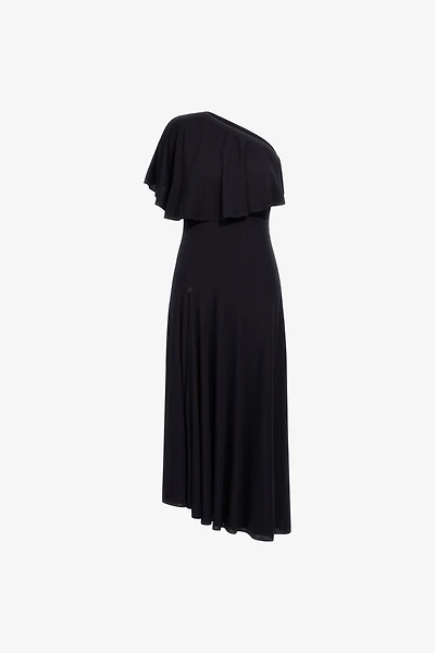 One-shoulder dress with RC