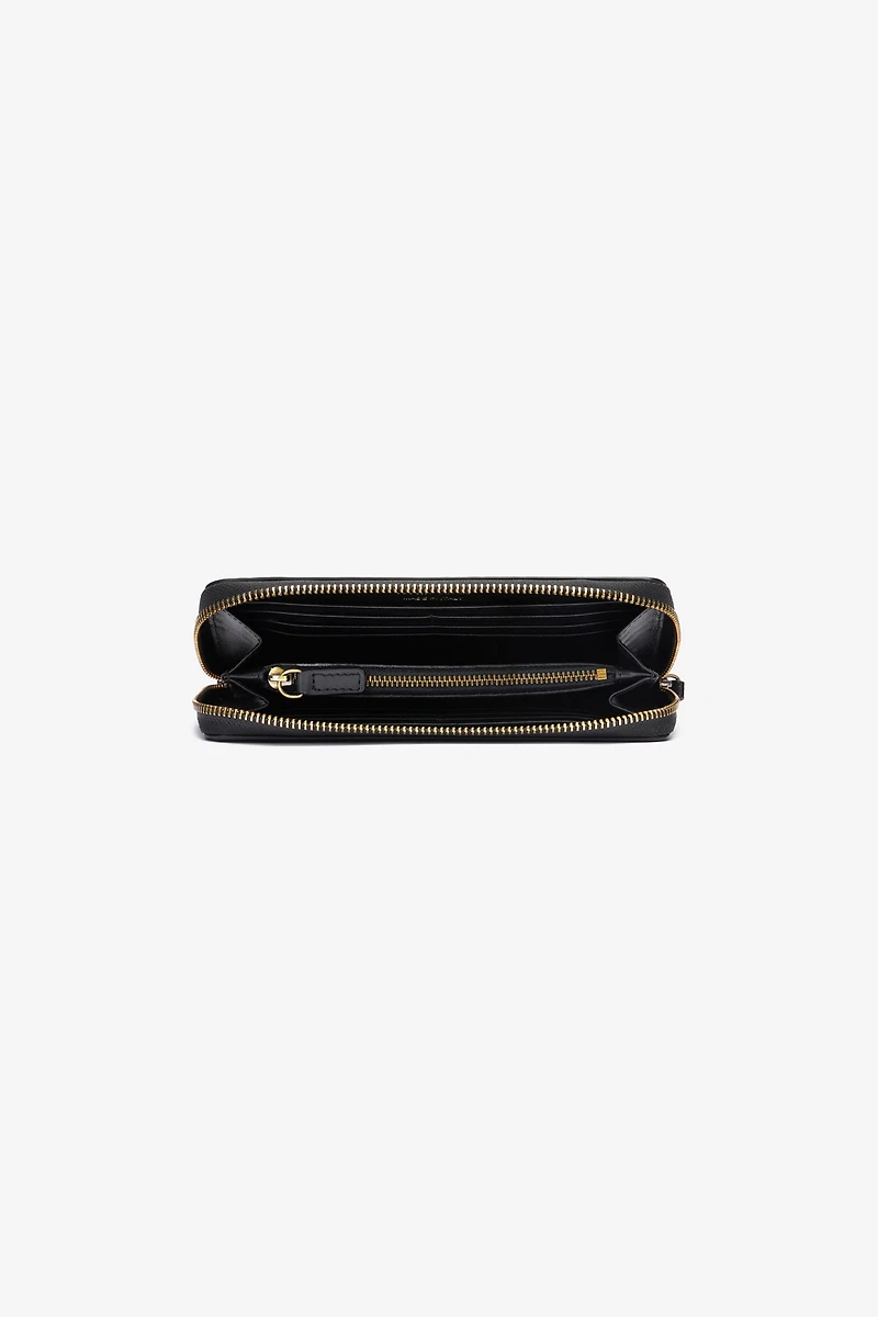 Leather Wallet with Monogram RC