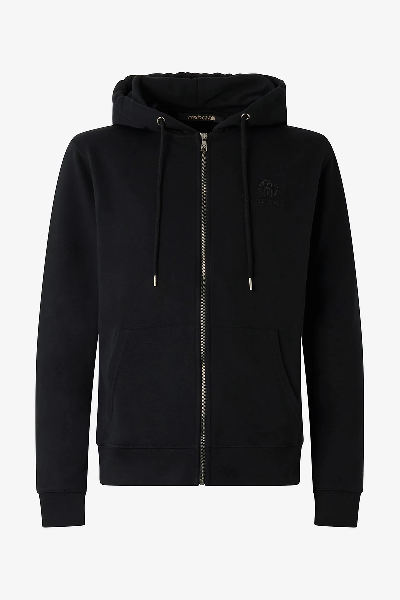 Black Hoodie with Zip