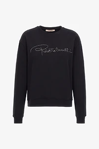 Sweatshirt with signature