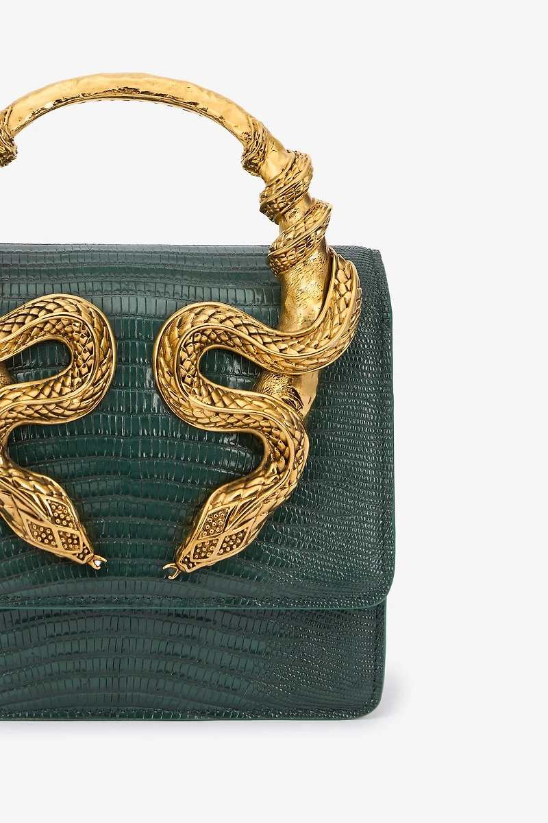 Green Bag With Snakes