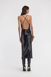 Sequin Midi Dress