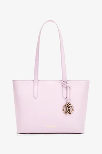 Medium leather shopper with RC charm