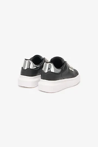 Lace-Up Sneakers With Rhinestones