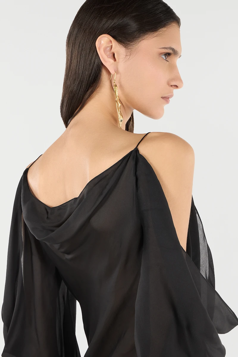 Long Silk Dress