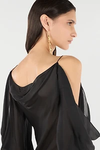 Long Silk Dress
