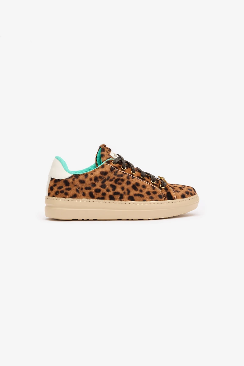 Sneakers With Jaguar Skin Print