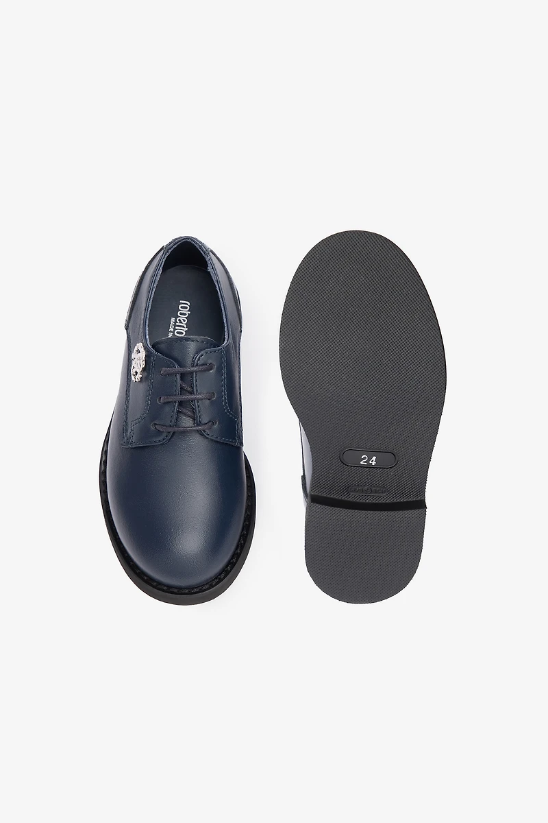 Lace-Up Loafers With RC Monogram