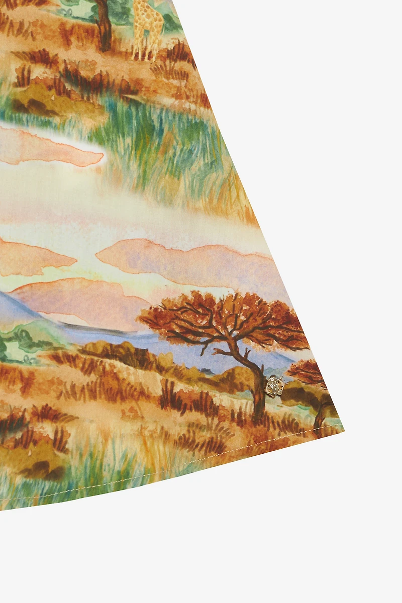 Dress With Safari Print