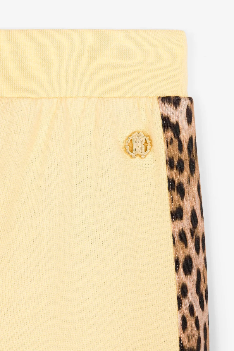 Leopard And Filigree-Print Sweatpants