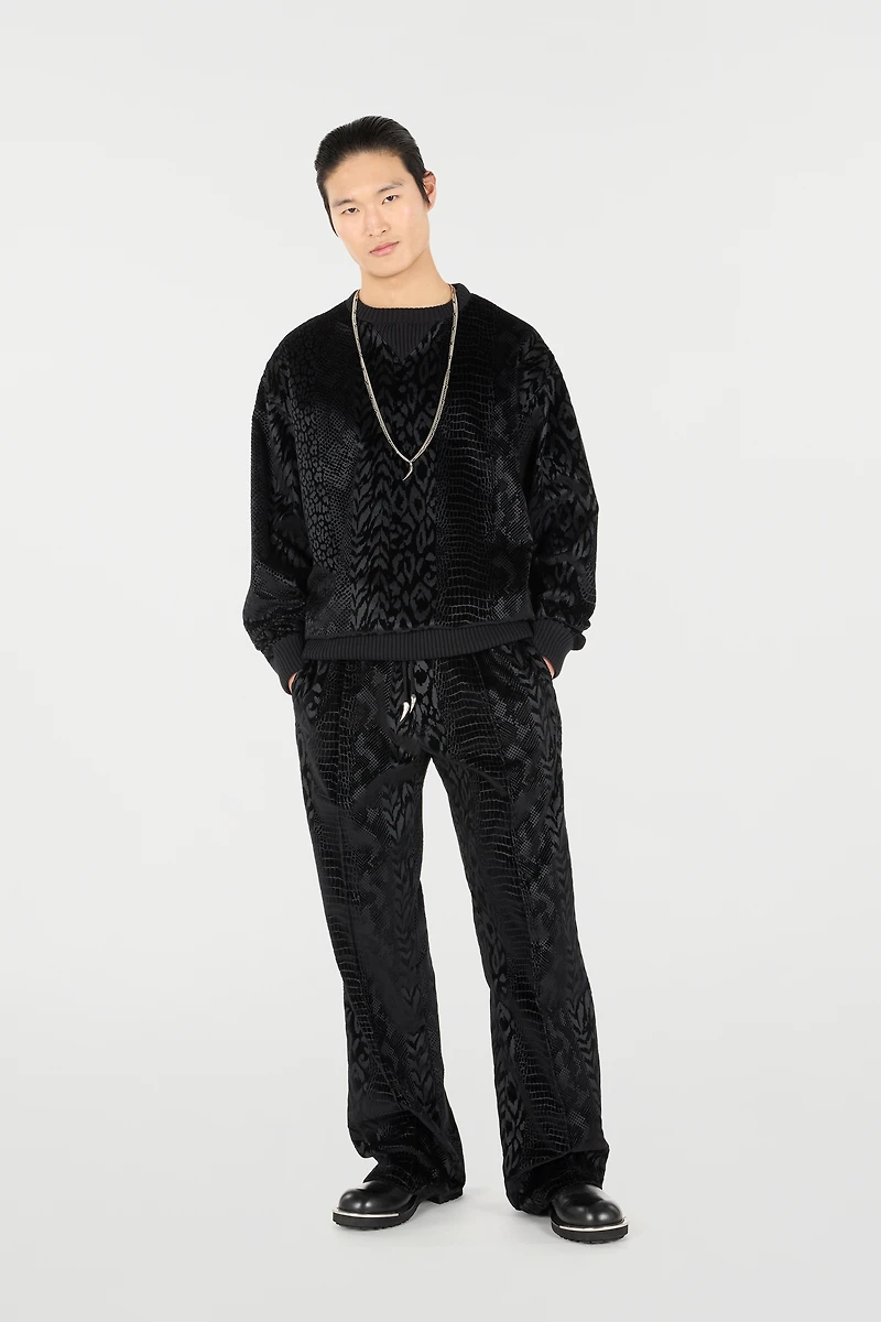 Sweatshirt With Animal Print