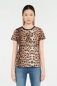 Leopard Print Mini Dress