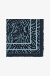 Roberto Cavalli shawl with Freedom print