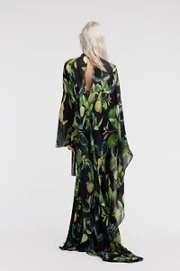 Lemon print kaftan