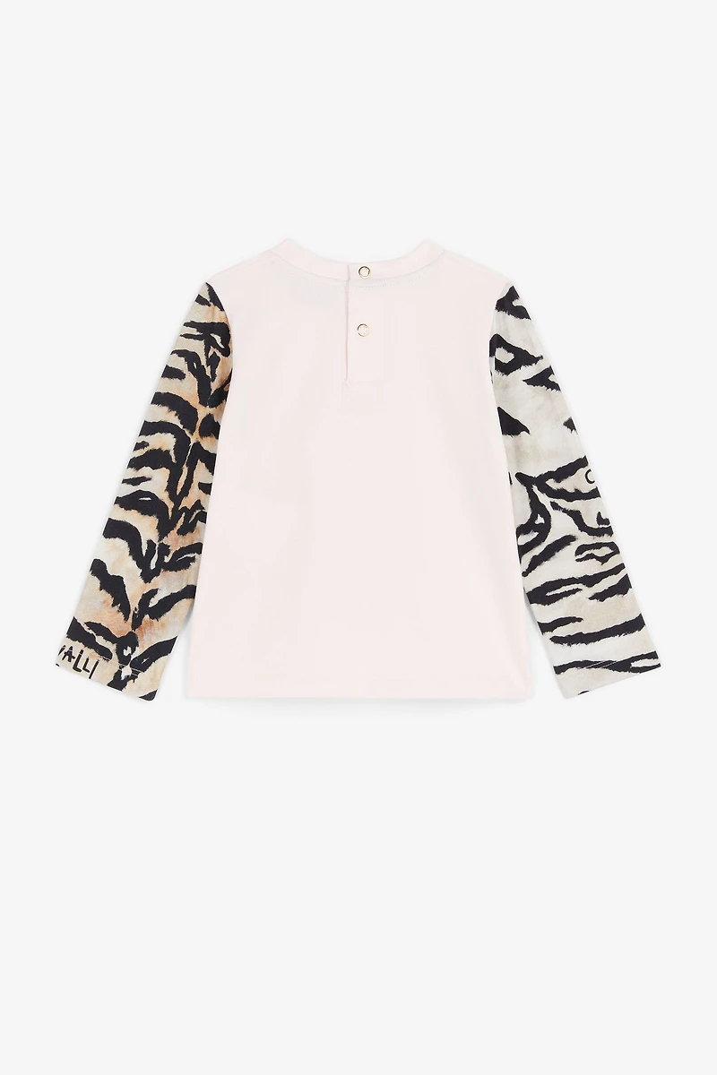Tiger-Print T-Shirt