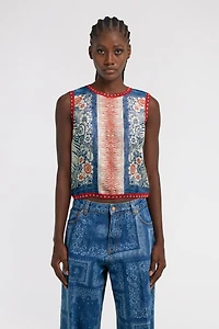 Bandana Print Top