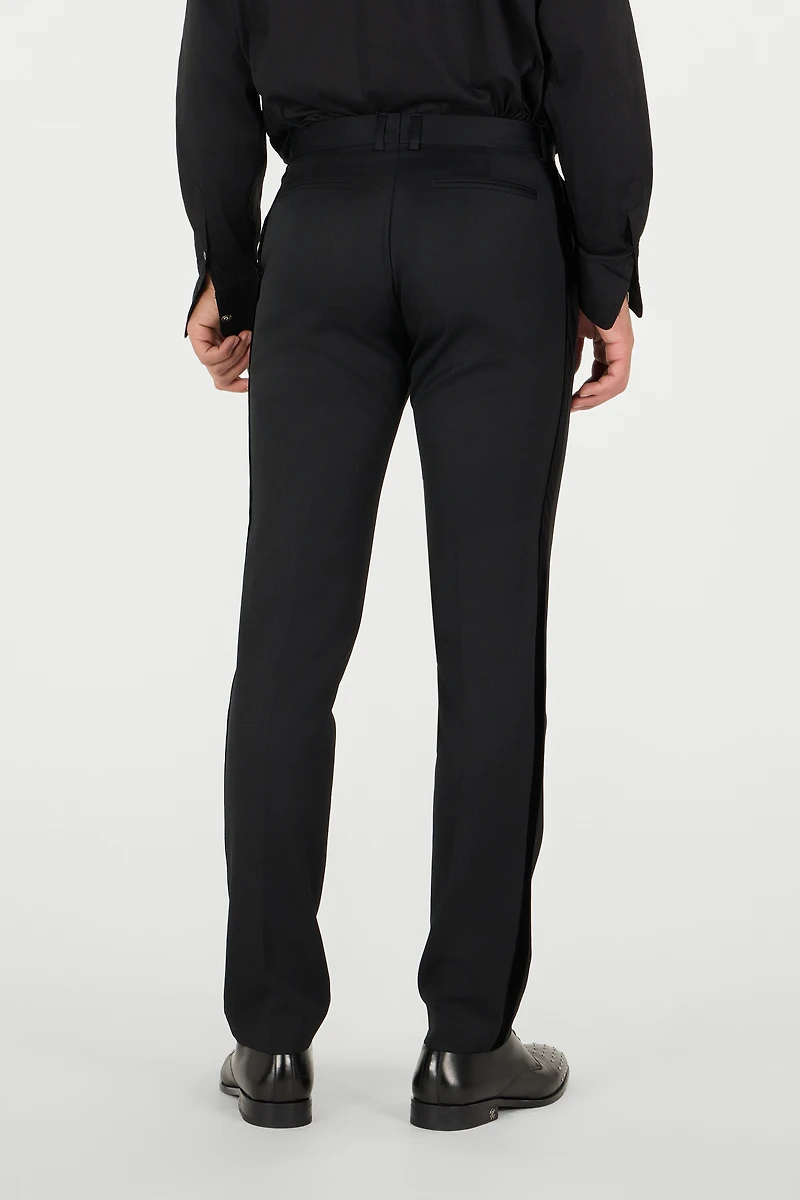 Straight-Leg Wool Trousers