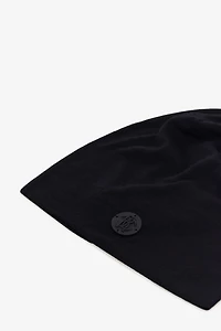 Wool Beanie with Mirror Snake Monogram