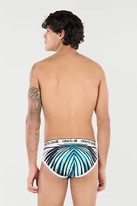 Briefs With Ray Of Sea Print