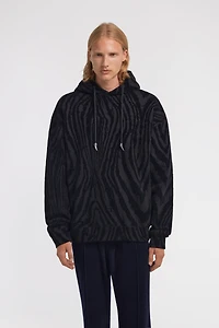Zebra print sweatshirt