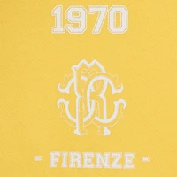Yellow Sweatshirt with Logo Print