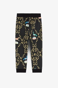 Baroque-Print Cotton Sweatpants