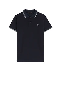 Navy Blue Monogram RC Polo