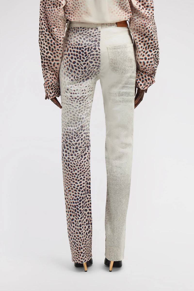 Shark Print Jeans