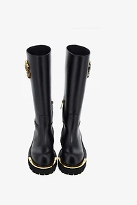 Logo-Embellished Boots