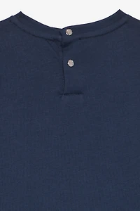 Soft Cotton T-Shirt With Patch