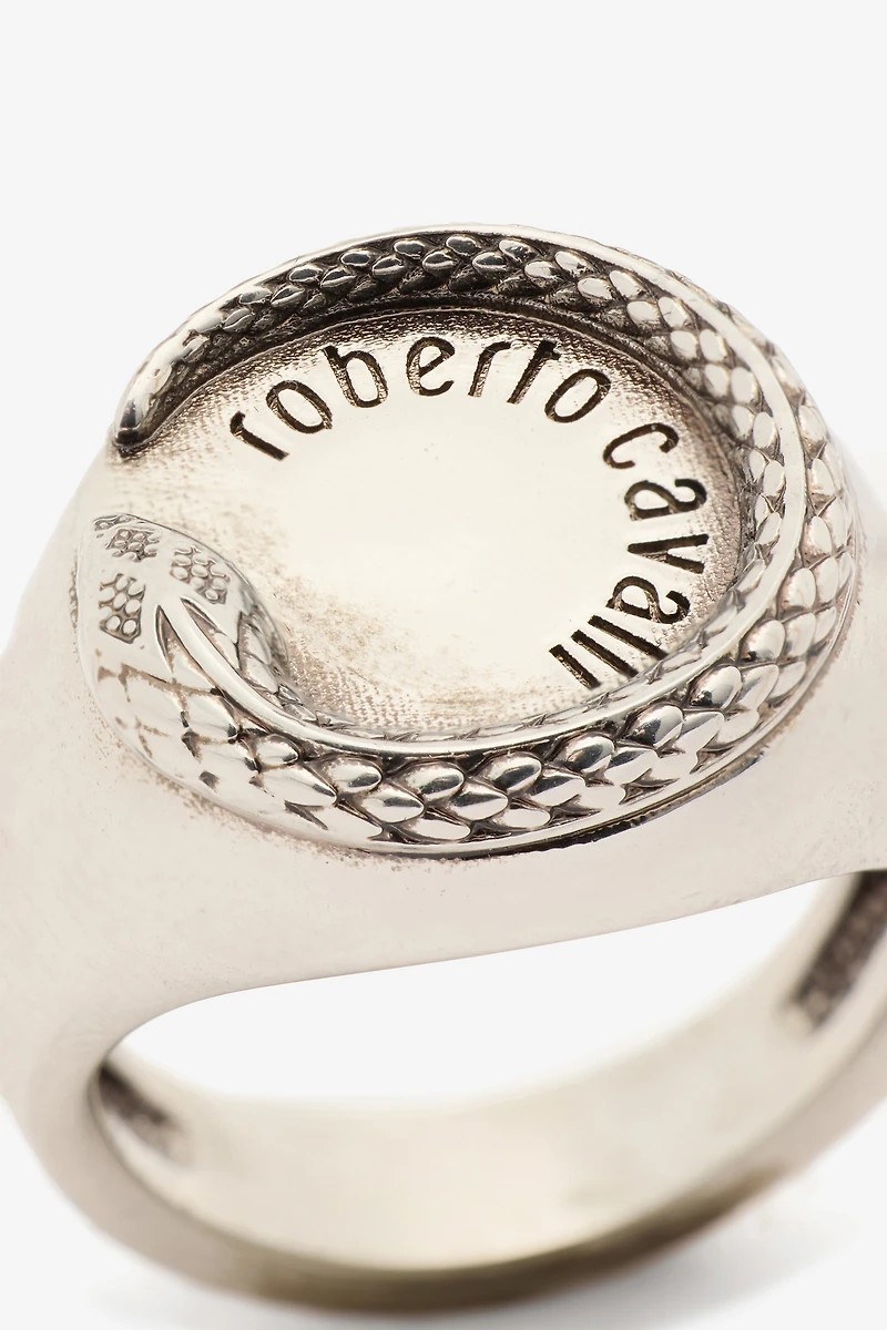 Snake Ring With Logo