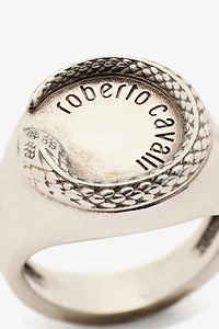 Snake Ring With Logo