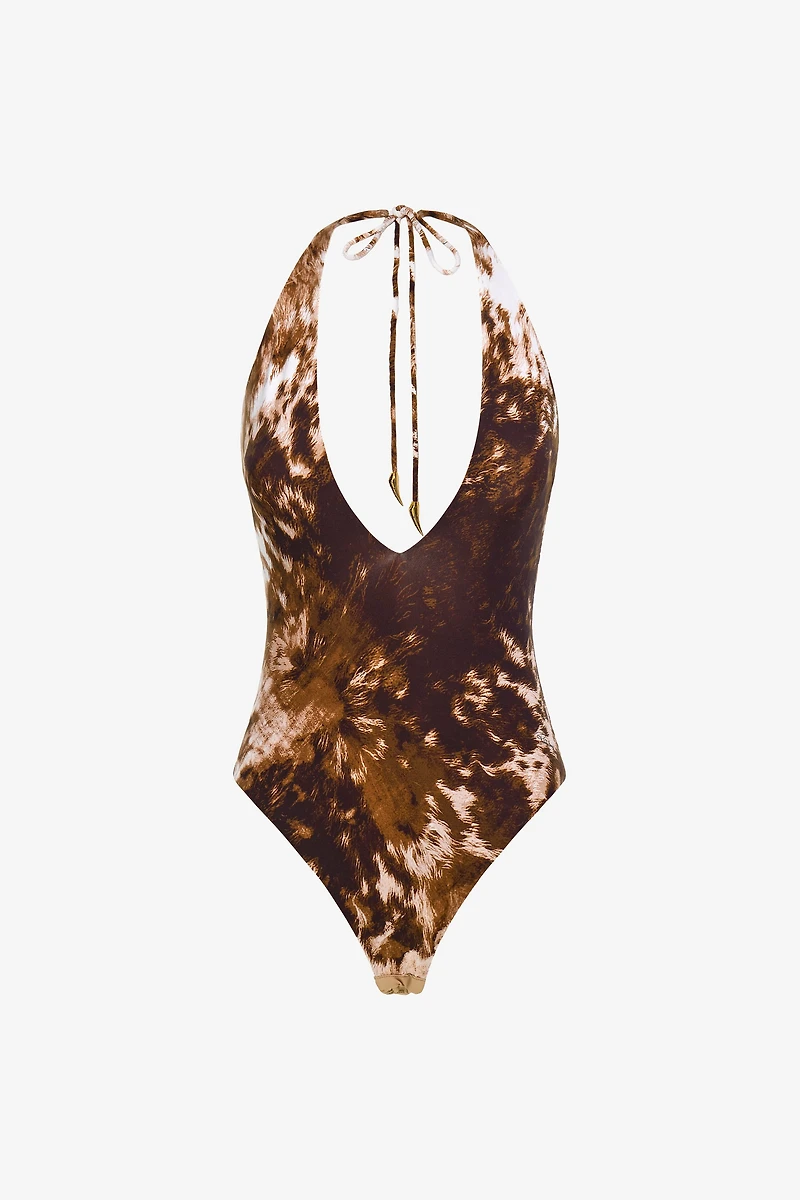 Appaloosa Print Bodysuit