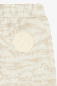 Pants With RC Monogram And Tiger Skin Print