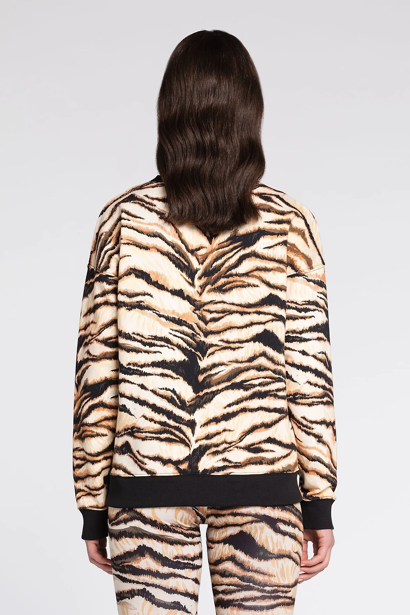 Freedom-Print Cotton Sweatshirt