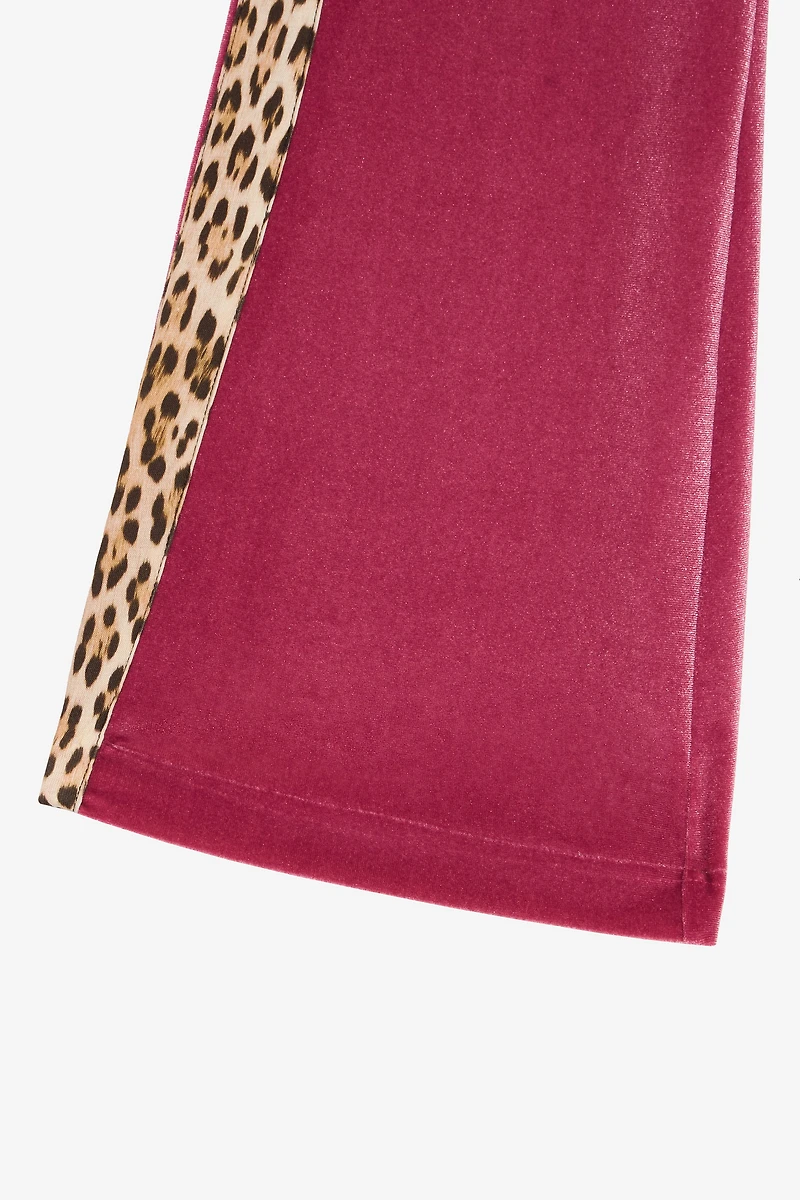 Fuchsia Track Pants with RC Monogram
