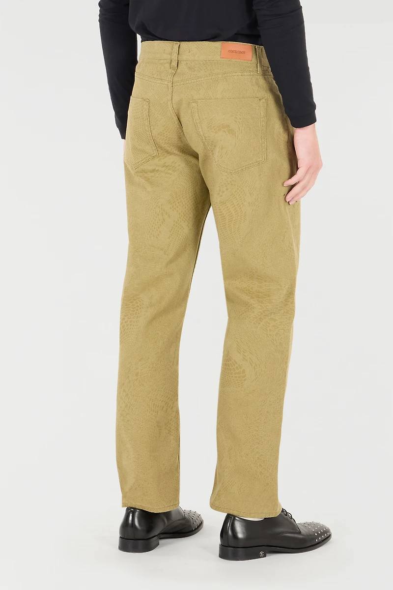 Python-Print Five-Pocket Pants