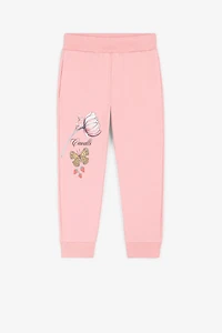 Graphic-print tracksuit bottoms