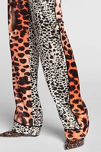 Murena Print Silk Blend Trousers
