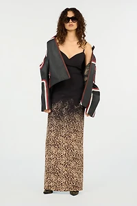 Leopard Print Maxi Dress
